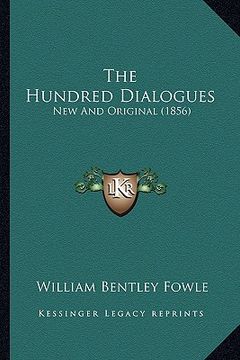 portada the hundred dialogues: new and original (1856) (in English)