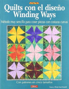 portada Quilts con el Diseño Winding Ways (in Spanish)