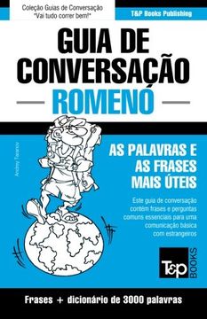 portada Guia de Conversação Português-Romeno e vocabulário temático 3000 palavras (Portuguese Edition)