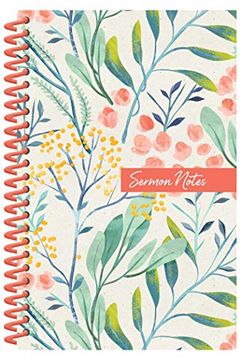 portada Sermon Notes Journal [Floral] (en Inglés)