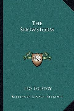 portada the snowstorm (in English)