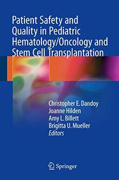 portada Patient Safety and Quality in Pediatric Hematology/Oncology and Stem Cell Transplantation (en Inglés)