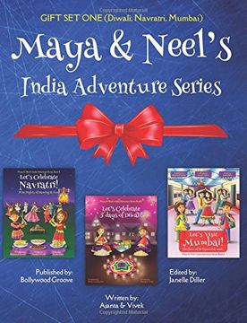 portada GIFT SET ONE (Diwali, Navratri, Mumbai): Maya & Neel's India Adventure Series: Volume 6