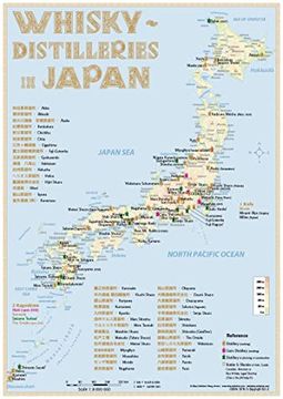 portada Whisky Distilleries Japan - Tasting map (en Inglés)