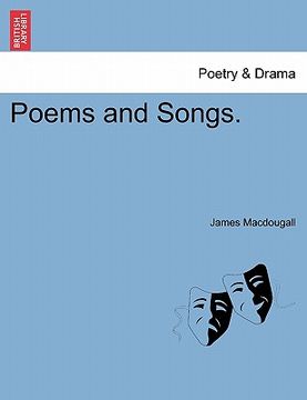 portada poems and songs. (en Inglés)