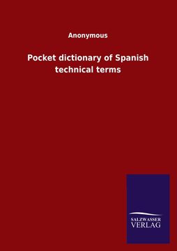 portada Pocket Dictionary of Spanish Technical Terms (en Inglés)
