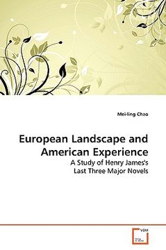 portada european landscape and american experience (en Inglés)