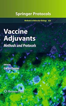 portada Vaccine Adjuvants: Methods and Protocols (Methods in Molecular Biology, 626)