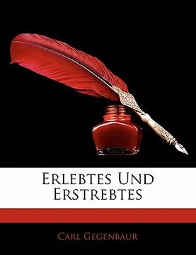 portada Erlebtes Und Erstrebtes (en Alemán)