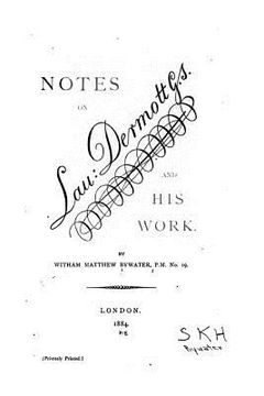 portada Notes on Lau, Dermott G.S. and His Work (en Inglés)