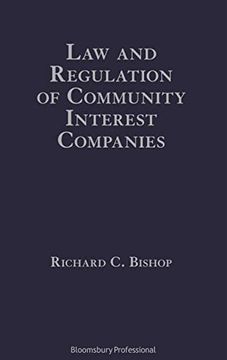 portada Law and Regulation of Community Interest Companies (en Inglés)