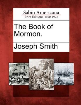 portada the book of mormon. (in English)