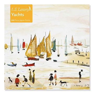 portada Adult Jigsaw Puzzle L. S. Lowry: Yachts (500 Pieces): 500-Piece Jigsaw Puzzles (en Inglés)