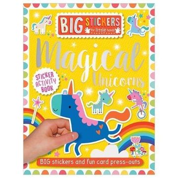portada Big Stickers for Little Hands: Magical Unicorns (en Inglés)