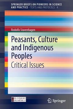 portada peasants, culture and indigenous peoples: critical issues (en Inglés)