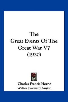 portada the great events of the great war v7 (1920) (in English)