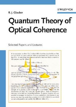 portada quantum theory of optical coherence: selected papers and lectures