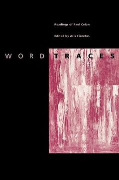 portada word traces: readings of paul celan (in English)