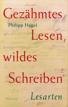 portada Gezähmtes Lesen, Wildes Schreiben Band 1 (en Alemán)