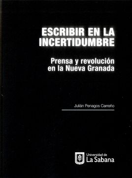 portada Escribir en la Incertidumbre (in Spanish)