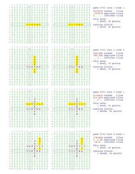 portada Fifty Scrabble Box Scores Games 4751-4800 (en Inglés)