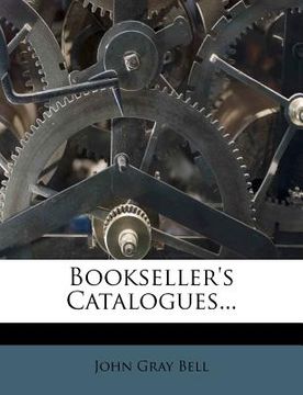 portada bookseller's catalogues... (in English)