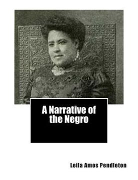 portada A Narrative of the Negro (in English)