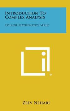 portada Introduction To Complex Analysis: College Mathematics Series (in English)
