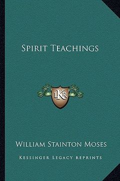 portada spirit teachings