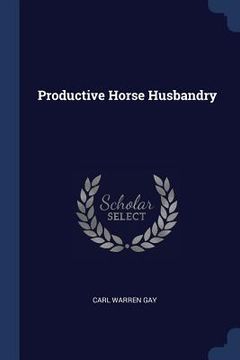 portada Productive Horse Husbandry (en Inglés)