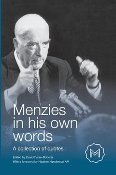 portada Menzies in His Own Words: A collection of quotes (en Inglés)