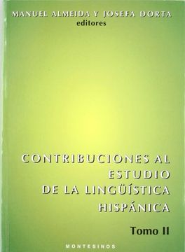 portada Contribuciones al Estudio de la Linguistica Hispanica Tomo ii