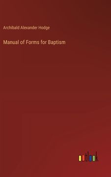 portada Manual of Forms for Baptism (en Inglés)