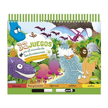portada Busca y Encuentra, 32 Juegos en el País de los Dinosaurios (in Spanish)