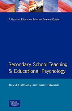 portada Secondary School Teaching and Educational Psychology (en Inglés)