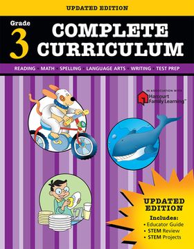 portada Complete Curriculum, Grade 3 (Flash Kids Harcourt Family Learning) (en Inglés)
