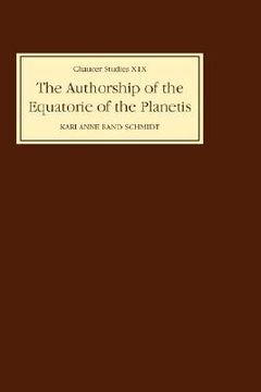 portada the authorship of the equatorie of the planetis (en Inglés)