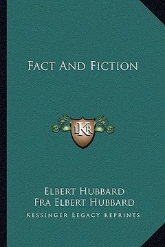 portada fact and fiction (in English)