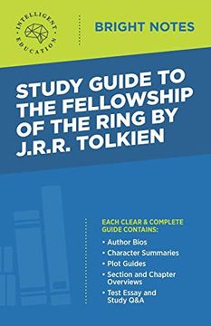 portada Study Guide to the Fellowship of the Ring by jrr Tolkien (Bright Notes) (libro en Inglés)