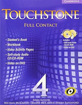 portada Touchstone Level 4 Full Contact (With Ntsc Dvd) (No. 4) (en Inglés)