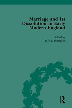 portada Marriage and Its Dissolution in Early Modern England (en Inglés)
