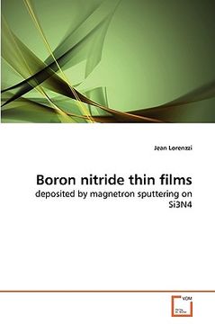 portada boron nitride thin films (en Inglés)