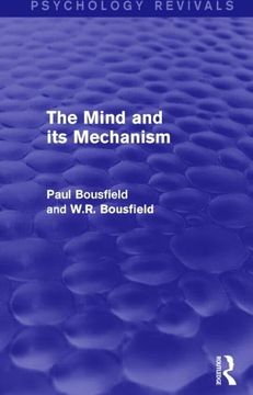 portada The Mind and Its Mechanism (en Inglés)