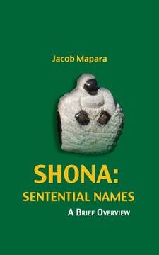 portada Shona Sentential Names: A Brief Overview (in English)