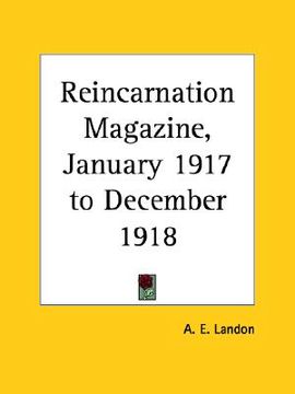 portada reincarnation magazine, january 1917 to december 1918