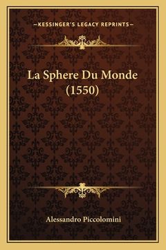 portada La Sphere Du Monde (1550) (in French)