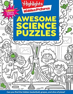 portada Awesome Science Puzzles (Highlights Hidden Pictures) (en Inglés)