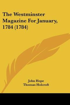 portada the westminster magazine for january, 1784 (1784) (en Inglés)