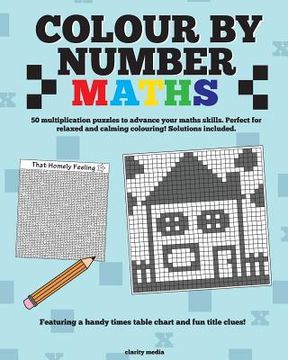 portada Colour By Number Maths (en Inglés)