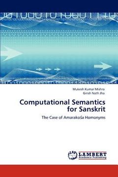 portada computational semantics for sanskrit (en Inglés)